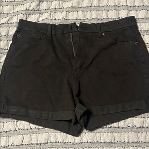 No Boundaries Black Jean Shorts